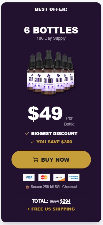 Gelatide 6 Bottle Price